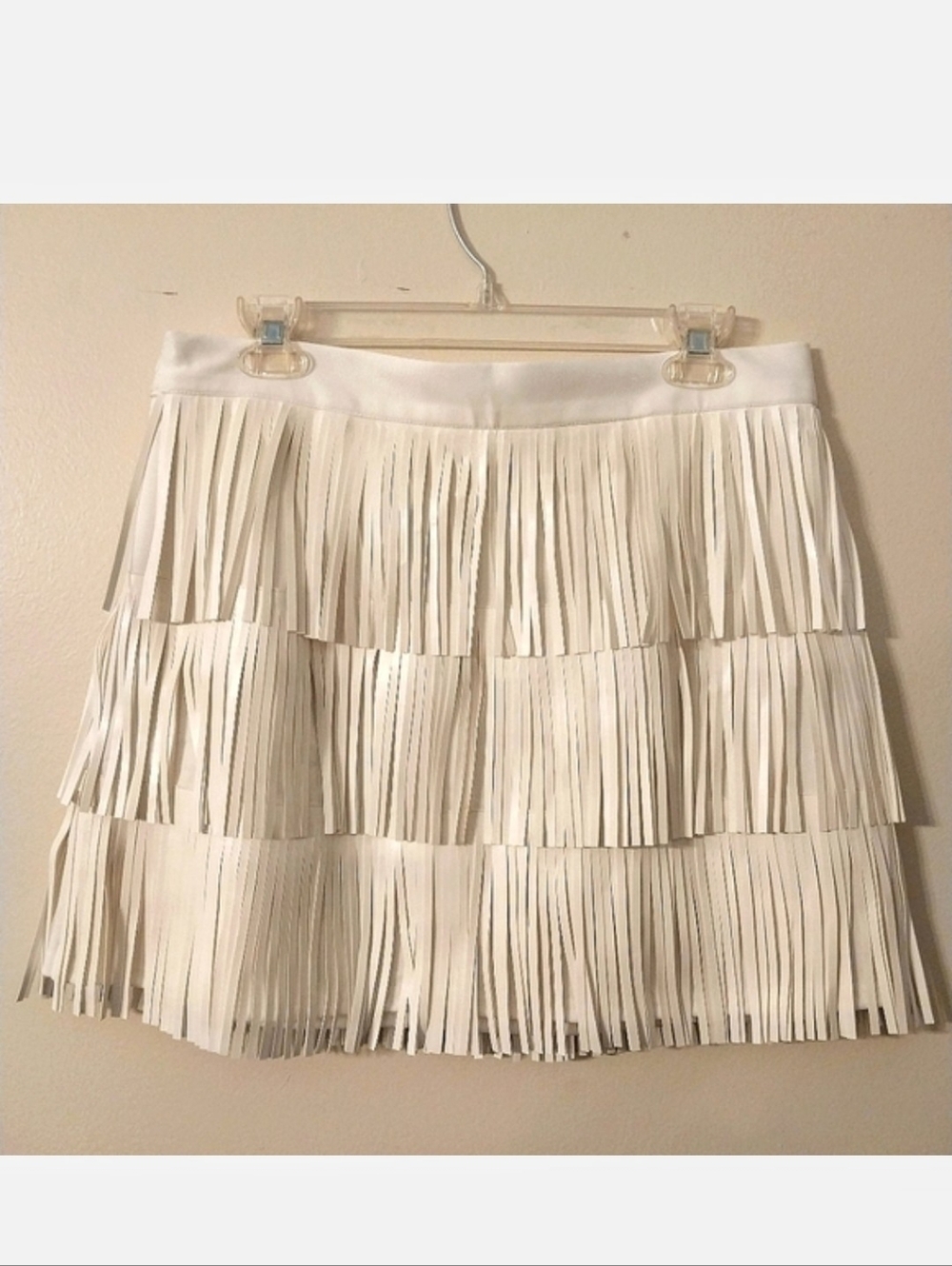 Salt Fringe Mini Skirt,‎ NWT, Size L